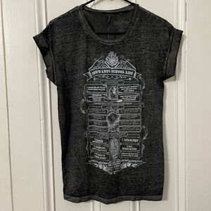 Harry Potter Hogwarts School List short sleeve shirt